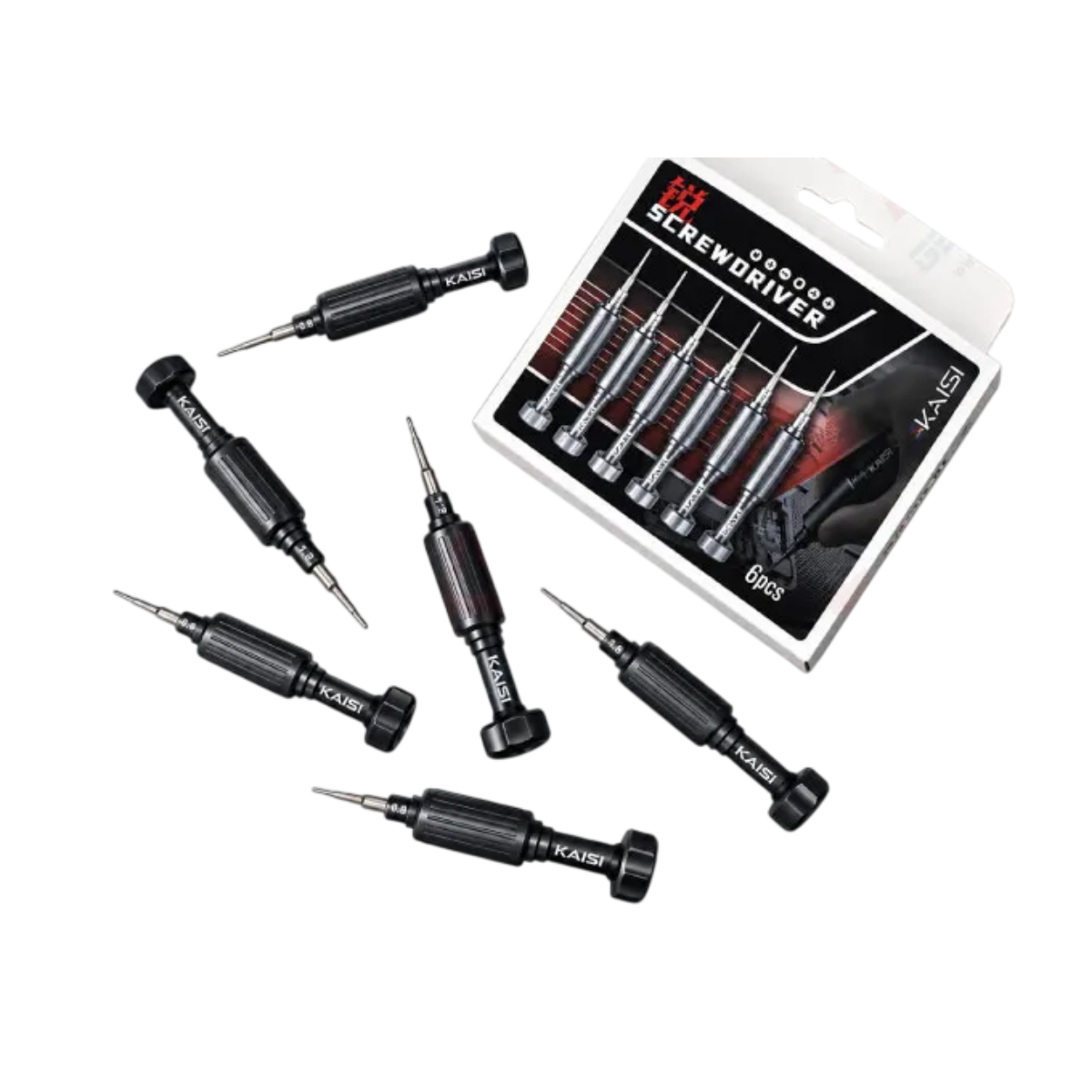 KIT DESTORNILLADORES DE ALTA DUREZA KAISI 6PCS