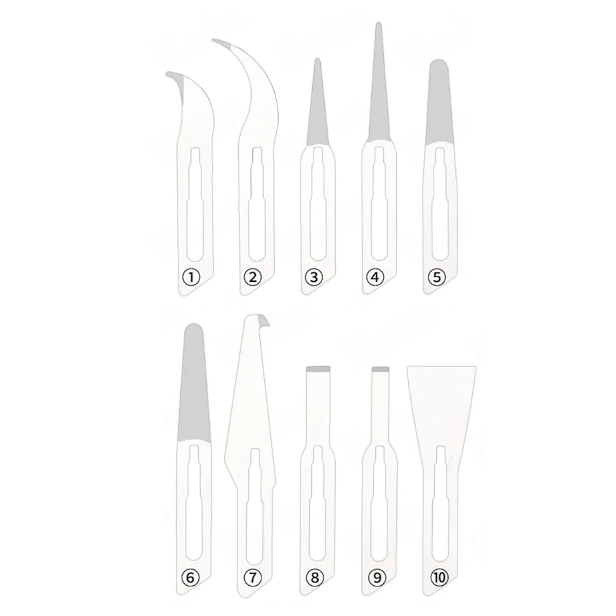 Kit De Palancas De Doble Punta Kaisi K-310