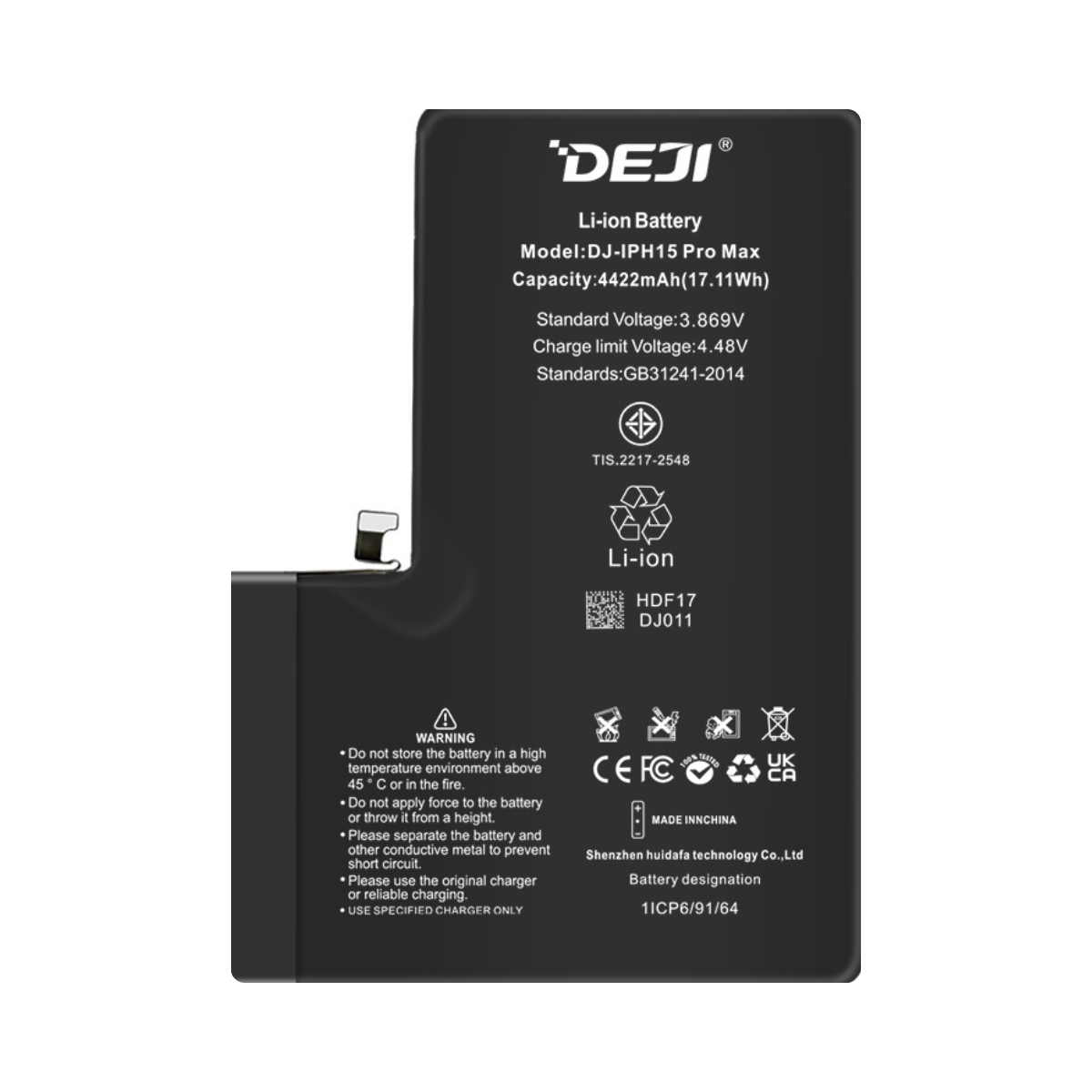 Batería Diagnostic Used Para iPhone 15 Pro Max