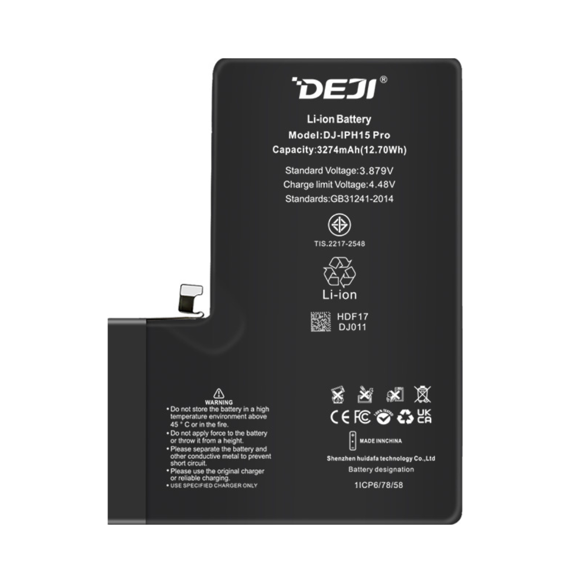 Batería Diagnostic Used Para iPhone 15 Pro