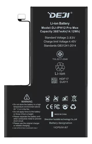 Batería para 12 Pro Max CALIDAD DEJI