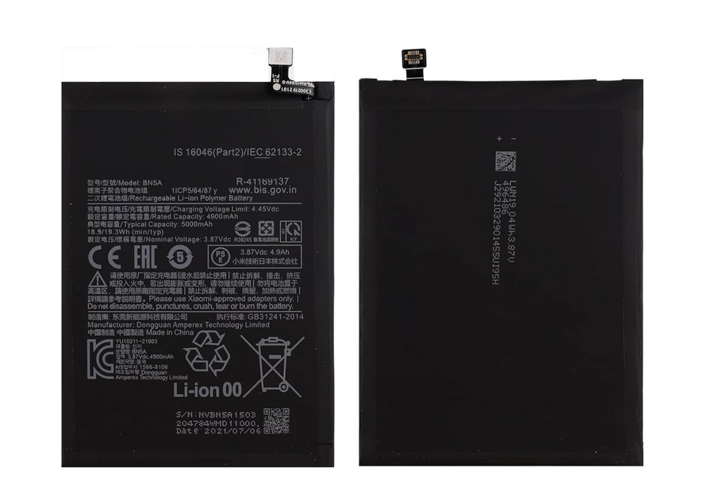 Batería Xiaomi Redmi 10 5G / Poco M3 Pro (BN5A)