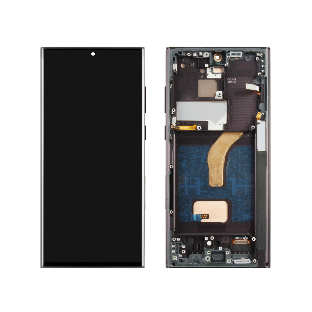 Pantalla Con Marco Para Samsung S22 Ultra (Oled)